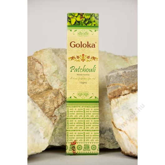 Goloka Pacsuli füstölő, 15g