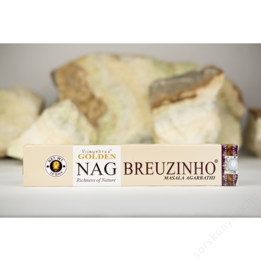 Golden Nag Breuzinho füstölő, 15g