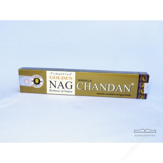 Golden Nag Chandan áldás füstölő 15g