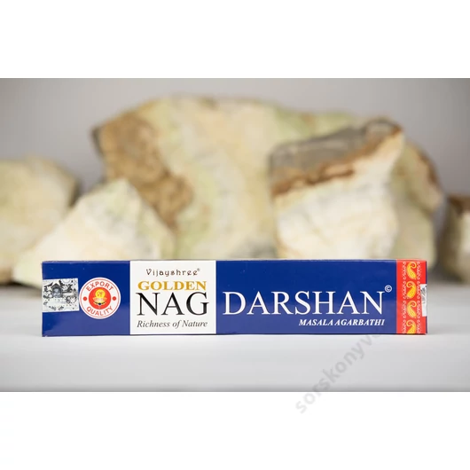 Golden Nag Darshan áldás füstölő 15g
