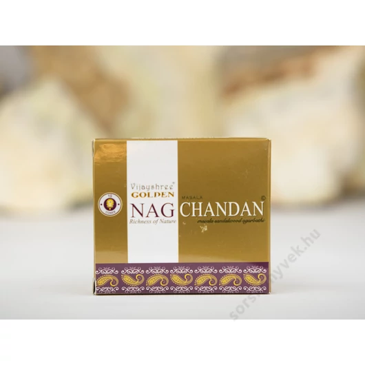 Golden Nag Chandan áldás kúpfüstölő