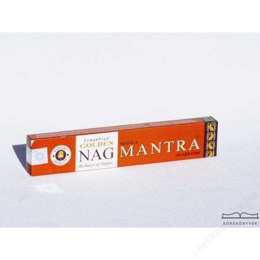 Golden Nag Mantra füstölő, 15g