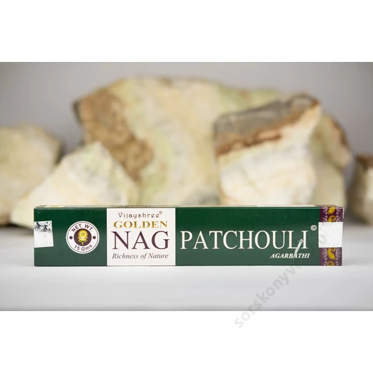 Golden Nag Patchouli füstölő 15g
