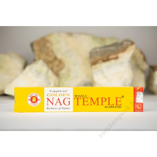 Golden Nag Templom füstölő, 15g