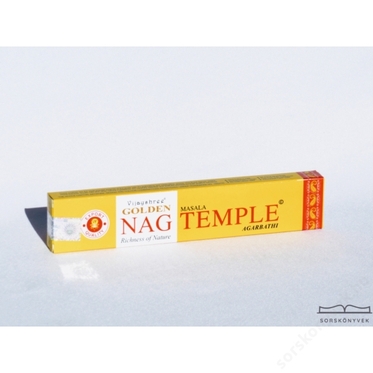 Golden Nag Templom füstölő, 15g