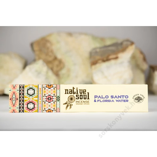 Green Tree Native Soul Palo santo és floridai szent víz exkluzív füstölő, 15g