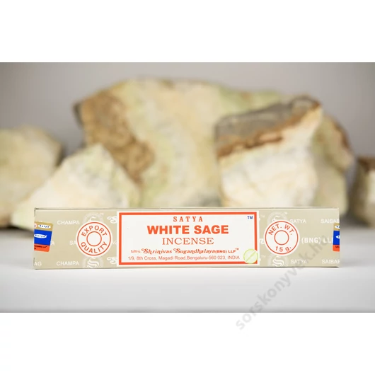 Satya Fehér Zsálya füstölő, 15g