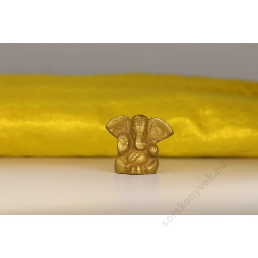 Ganésa szobor, réz, 3 cm