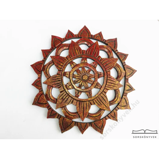 Mandala nap falikép