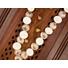 Kép 3/5 - Gomti csakra mala, 54, 13 mm, piros bojttal