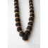 Kép 2/2 - 5 osztatú rudraksha papi nyakék Indiából, fekete