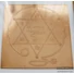 Kép 1/2 - Siva Pancsakshara yantra, egyensúly az élet minden területén, alkímia, 10 cm